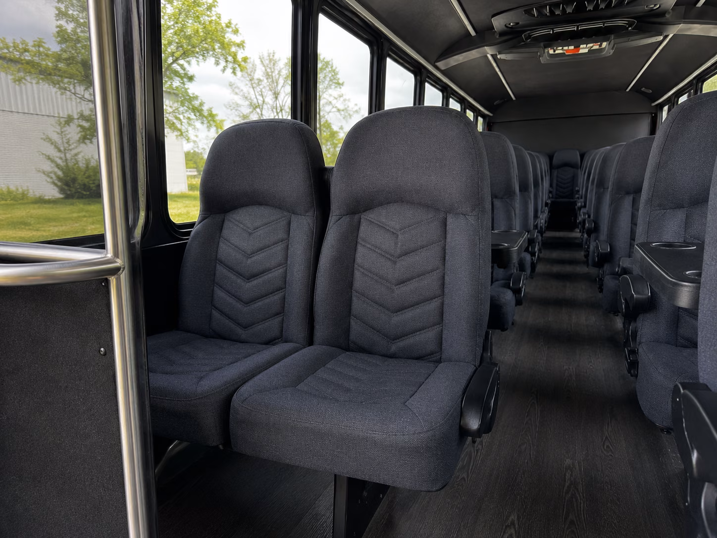 menifee 18 passenger minibus inside