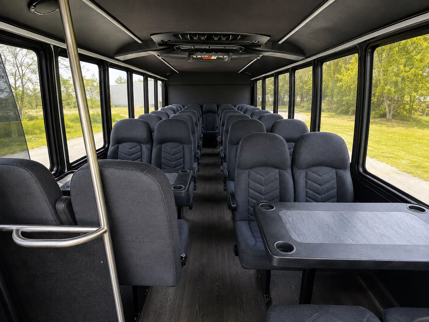 menifee 20 passenger minibus inside