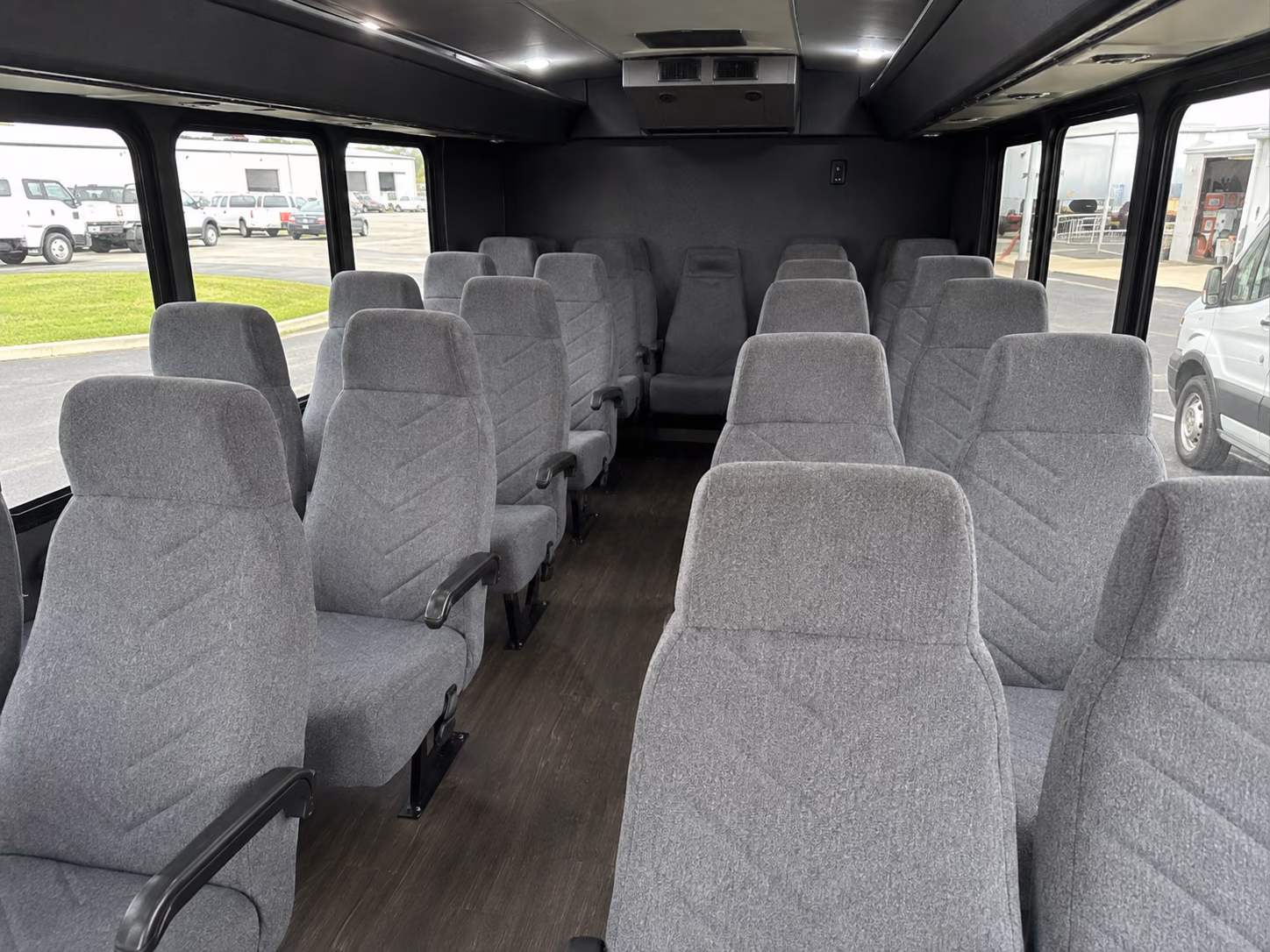 menifee 20 passenger minibus interior