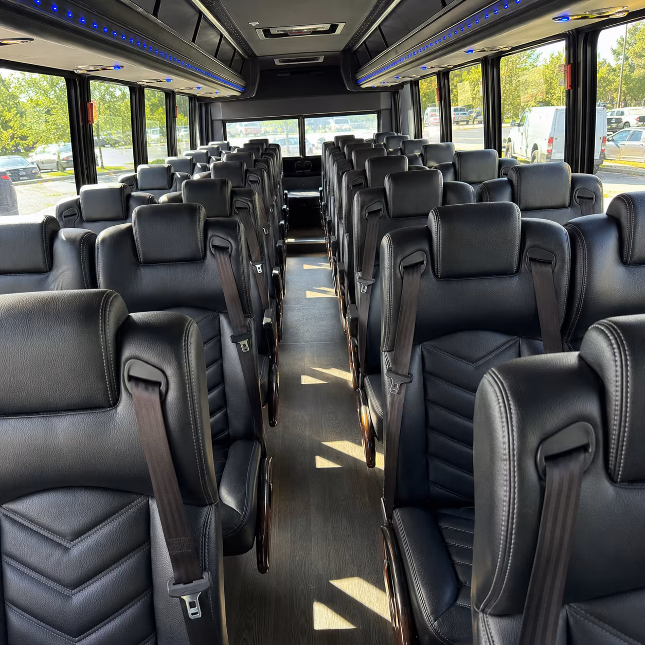 menifee 25 passenger minibus inside