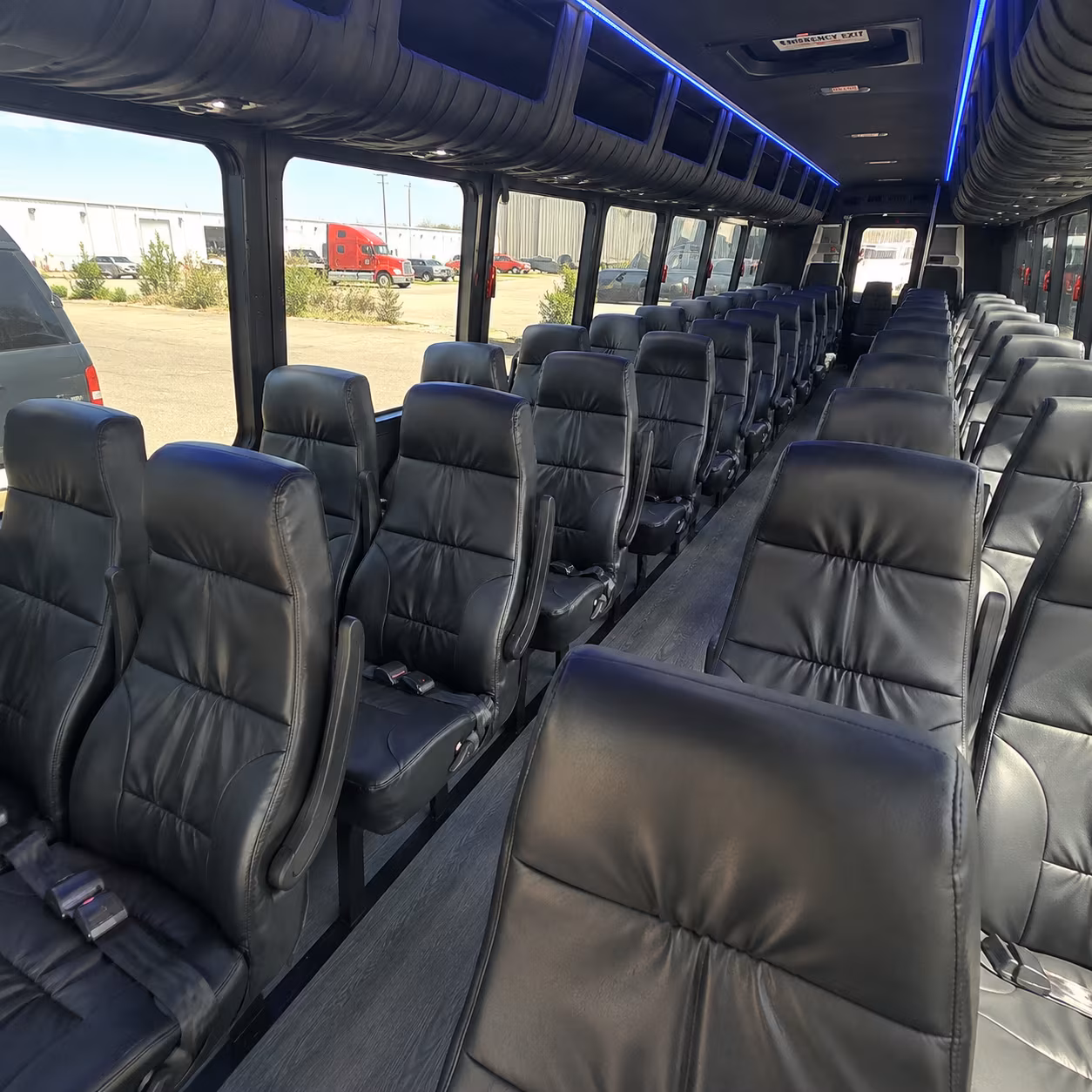 menifee 25 passenger minibus interior