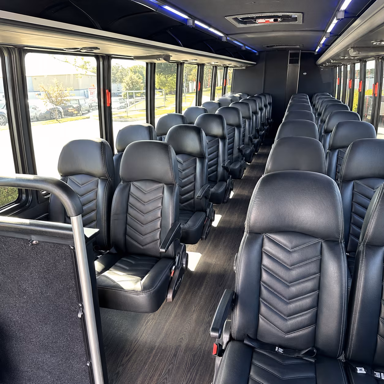 menifee 30 passenger minibus interior