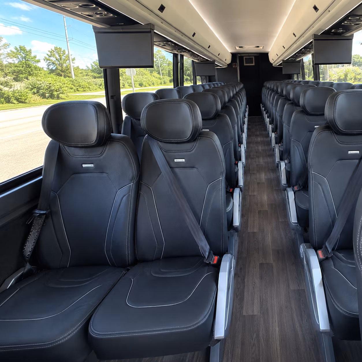 menifee 47 passenger charter bus inside