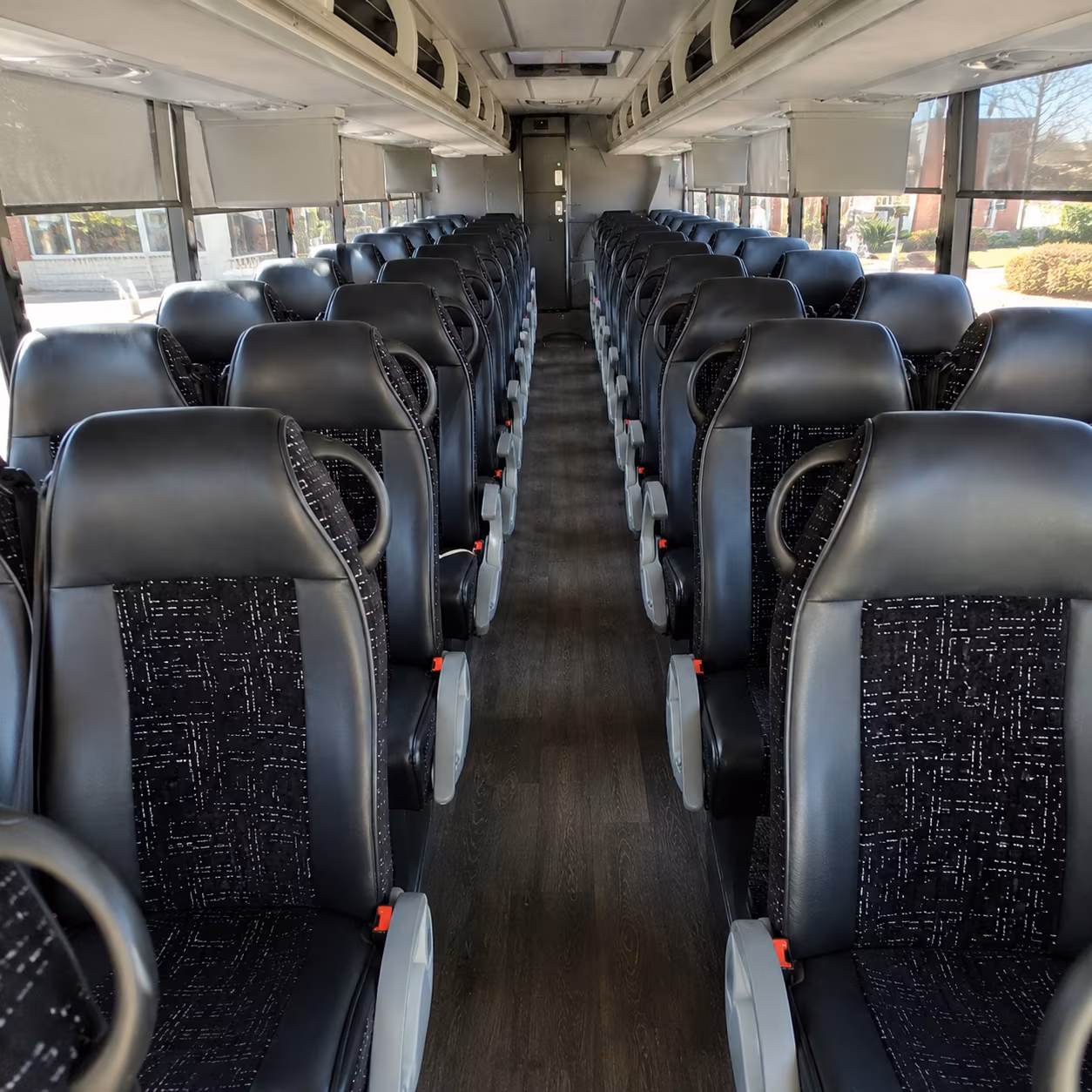 menifee 54 passenger charter bus inside