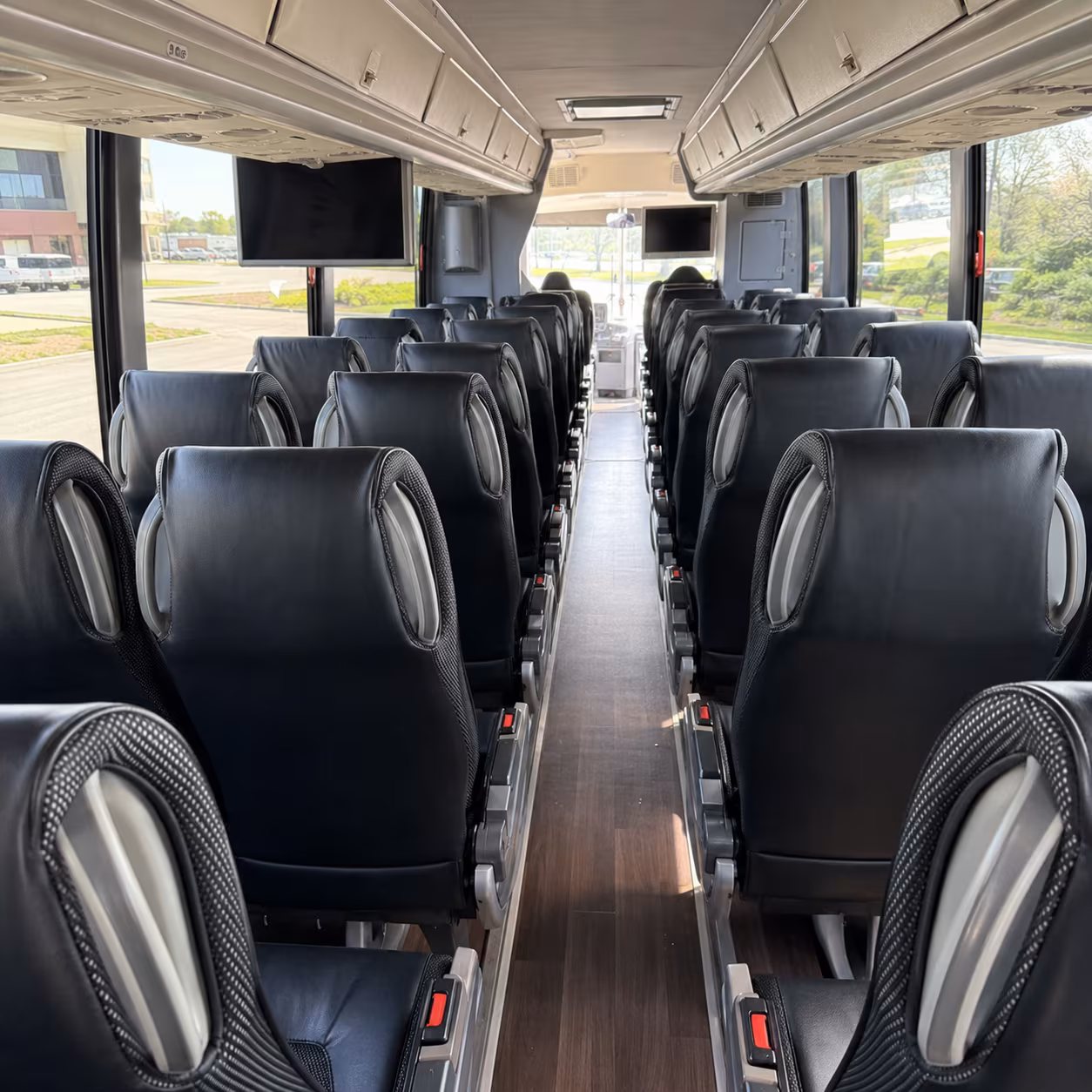 menifee 56 passenger charter bus inside