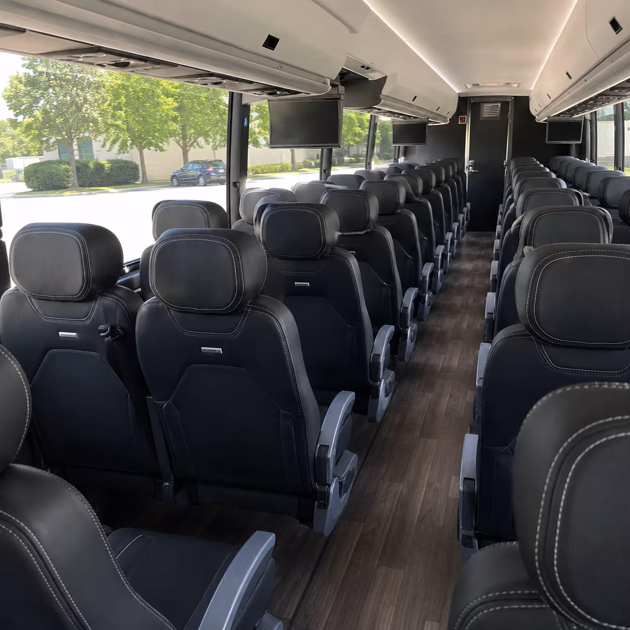 menifee 56 passenger charter bus interior