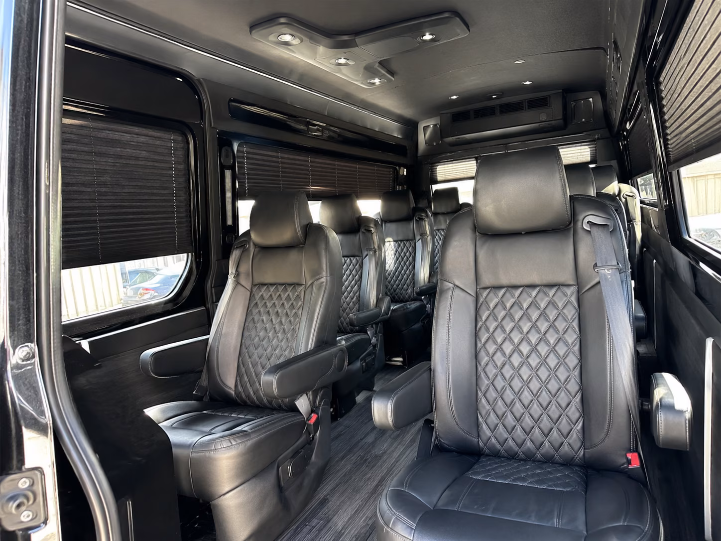 menifee sprinter van with driver inside